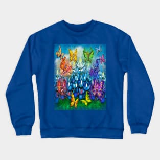 Bluebonnet n Pixies Crewneck Sweatshirt